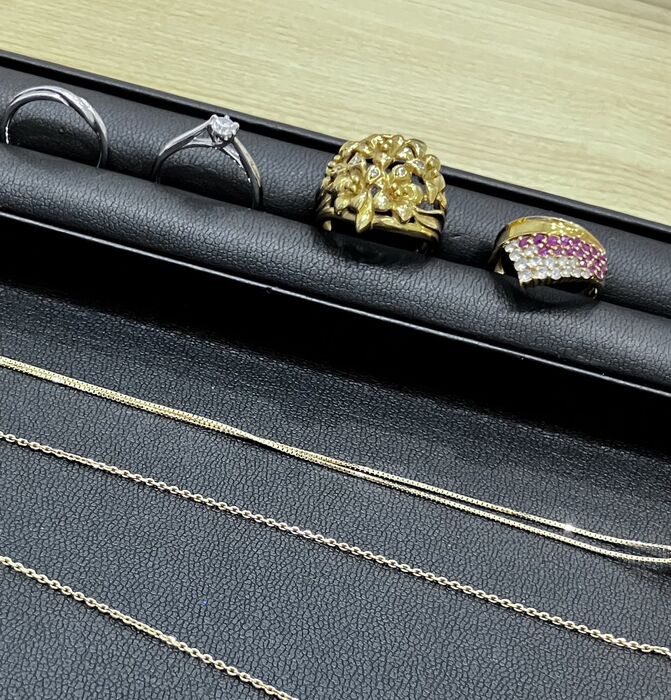 画像4011：ゴールドやプラチナのネックレス、指輪などをお買取りしました✨